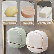 Covered Pot Style Wall-Mounted Soap Box | Double-Layer Soap Holder