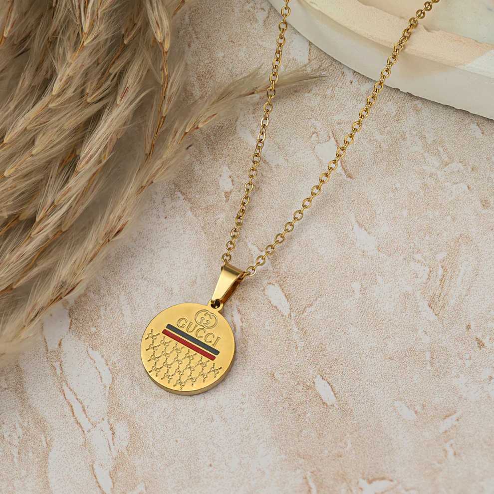Stainless steel  Gucci necklace